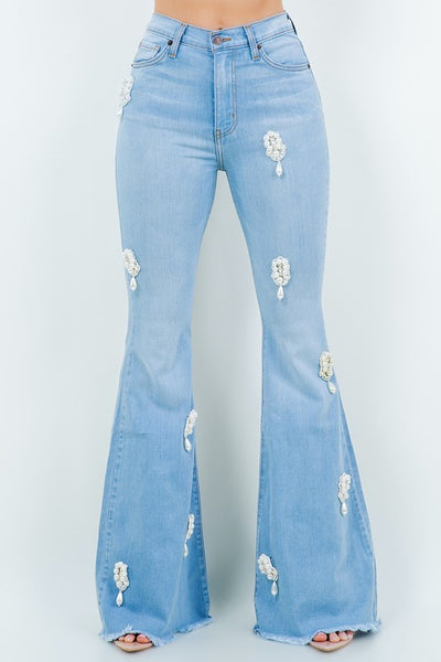Perla Bell Bottom Jean - Inseam 32 – TSL7