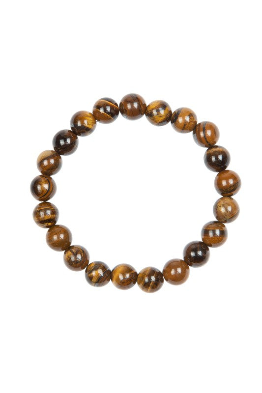 Tiger Eye Stone Stretch Kids Bracelet B3247