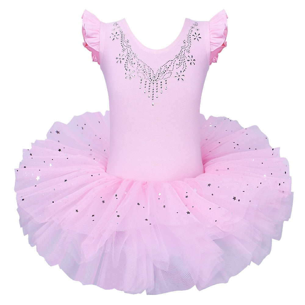 Girls Ballet Tutu Tulle Dress