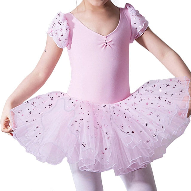 Girls Ballet Tutu Tulle Dress