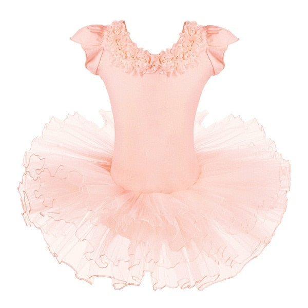 Girls Ballet Tutu Tulle Dress