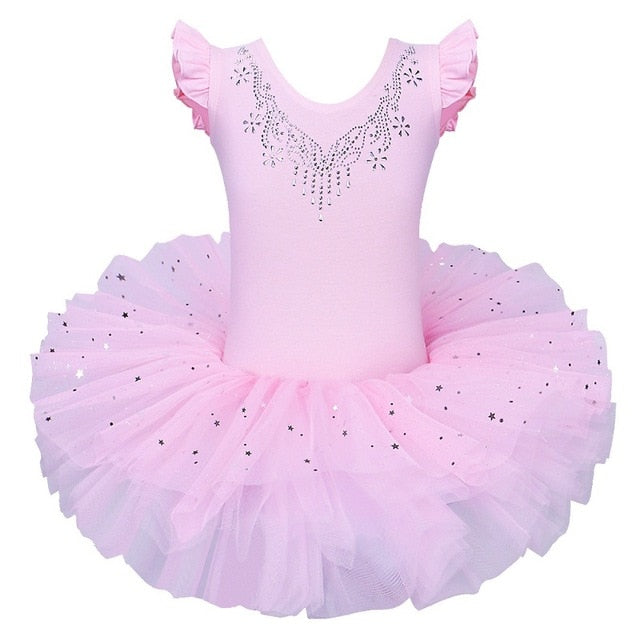 Girls Ballet Tutu Tulle Dress