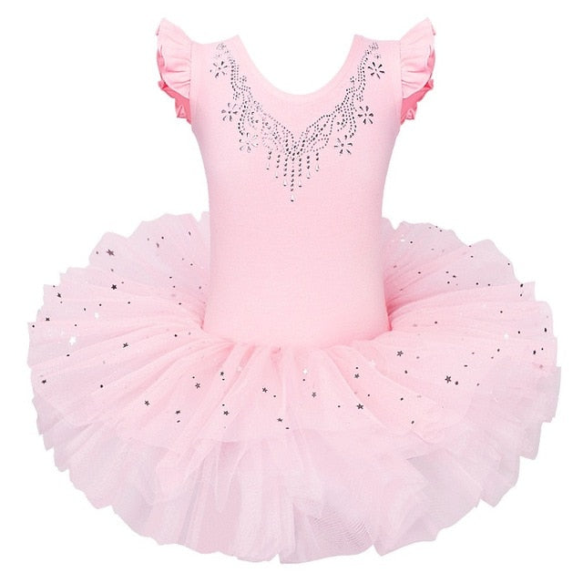 Girls Ballet Tutu Tulle Dress