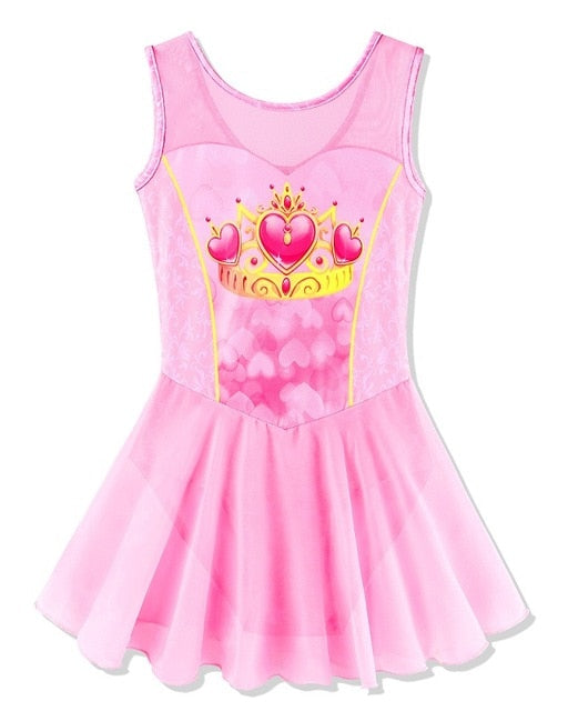 Girls Ballet Tutu Tulle Dress