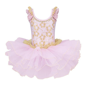 Girls Ballet Tutu Tulle Dress