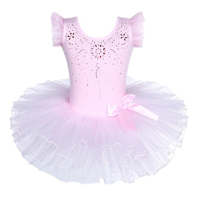 Girls Ballet Tutu Tulle Dress