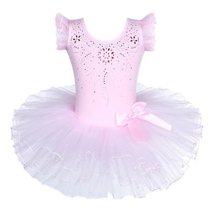 Girls Ballet Tutu Tulle Dress