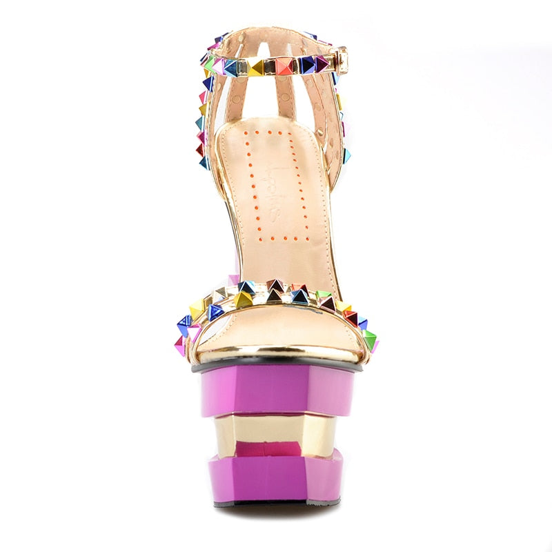 Strange Style Chunky Platform Heels