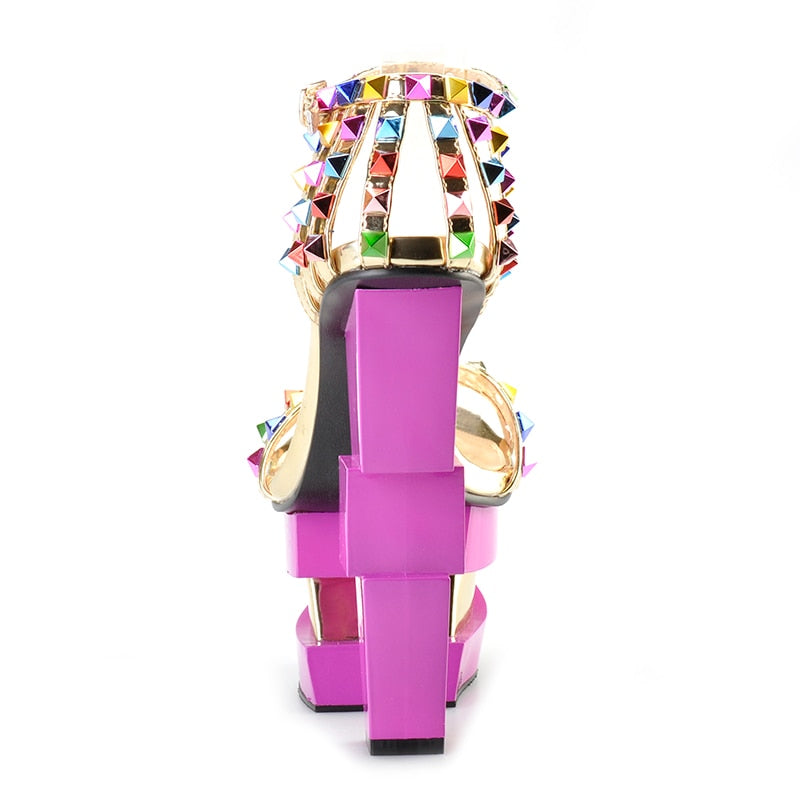 Strange Style Chunky Platform Heels