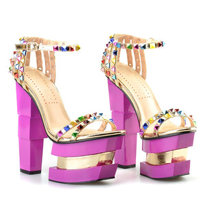 Strange Style Chunky Platform Heels