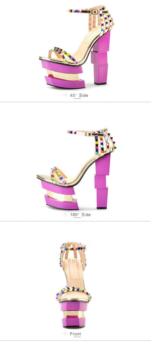 Strange Style Chunky Platform Heels