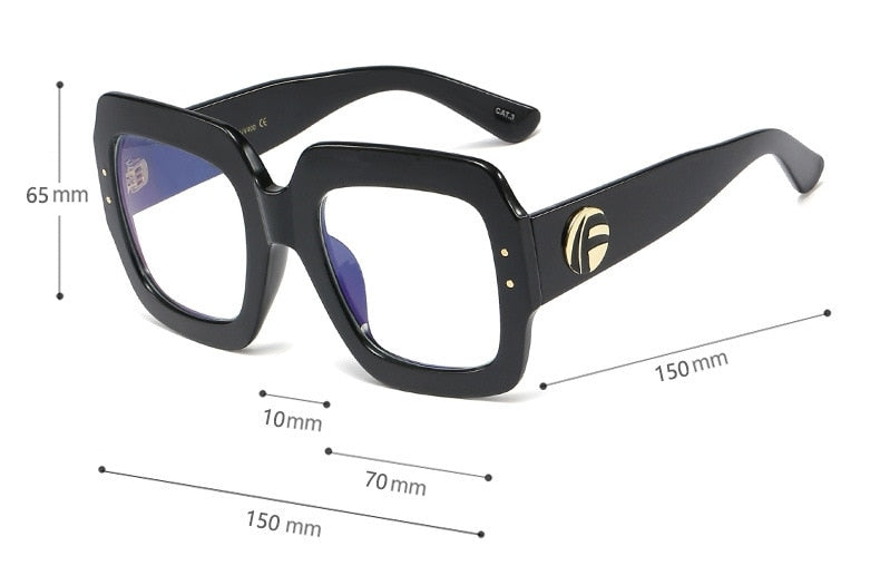 Oversized Anti Blue Glasses